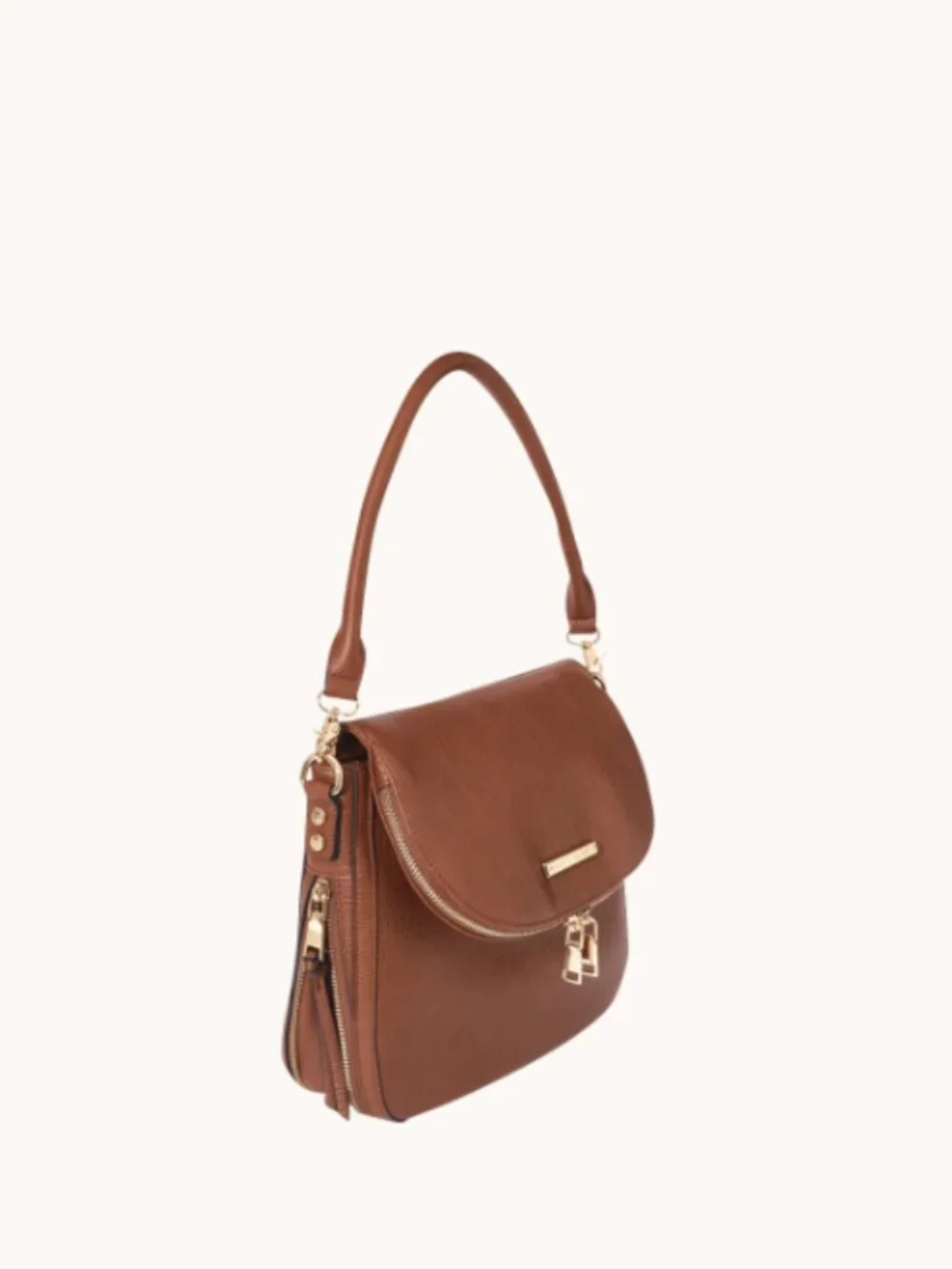 Poppy & Peonies Downtown Crossbody – Chestnut - Picture 9 of 14